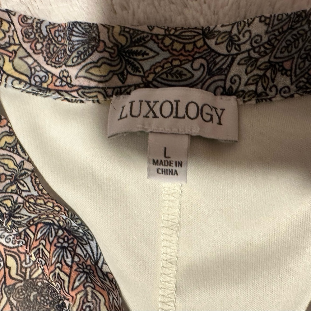 Luxology Multicolor Bow Tie Floral Tiered Dress - Picture 3 of 8